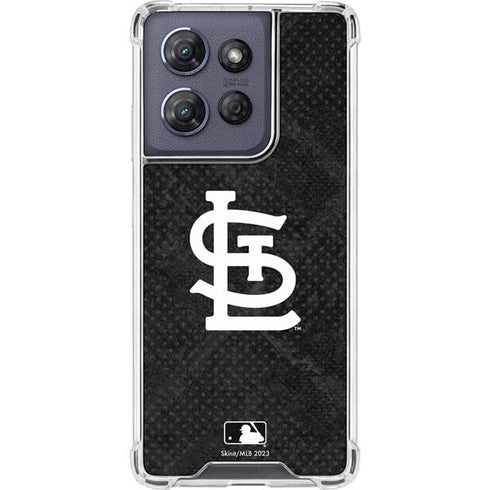 MLB St Louis Cardinals Dark Wash Moto G Play 5G (2025) Clear Case
